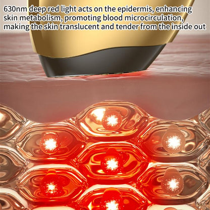 WG-SP-MS1135 EMS Collagen Cannon Essence Introducer Photon Skin Rejuvenation RF Beauty Device(Gold) by bashfashion