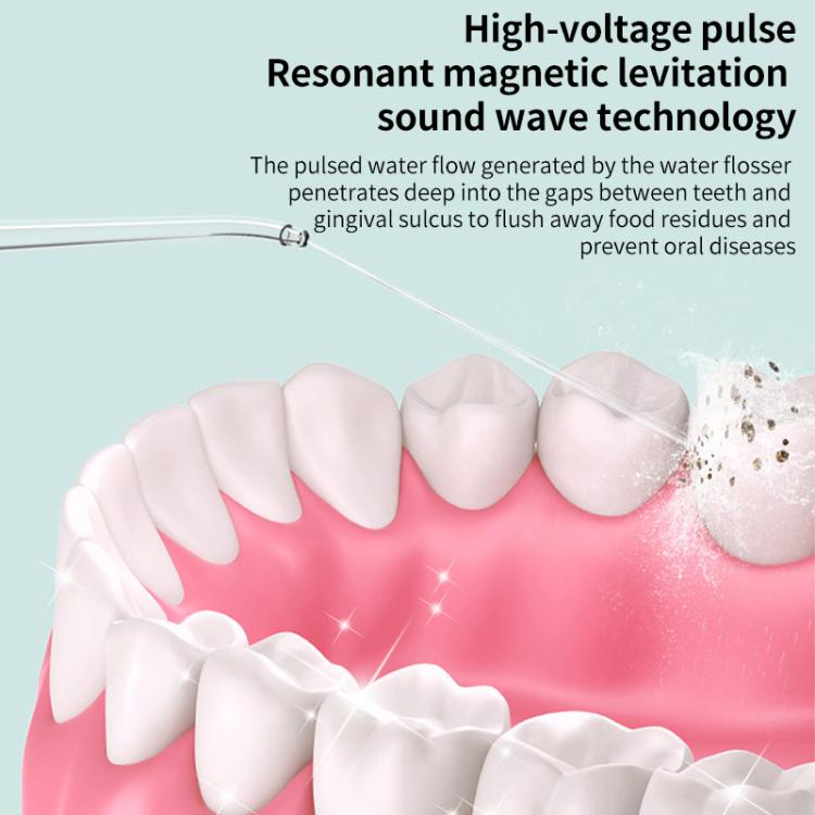 FY-B301 Portable Folding Smart Water Flosser, 120ml Water Tank(Silver) by bashfashion