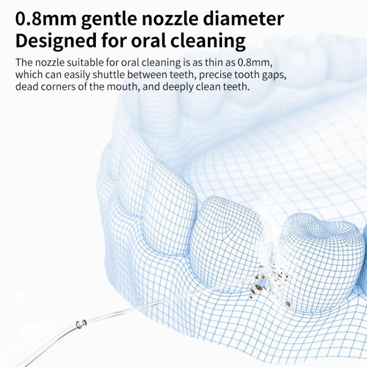 FY-B301 Portable Folding Smart Water Flosser, 120ml Water Tank(Black) by bashfashion