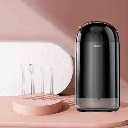 FY-B302 Smart Oral Teeth Irrigator Portable Retractable Electric Water Flosser, 200ml Water Tank(Black) by bashfashion