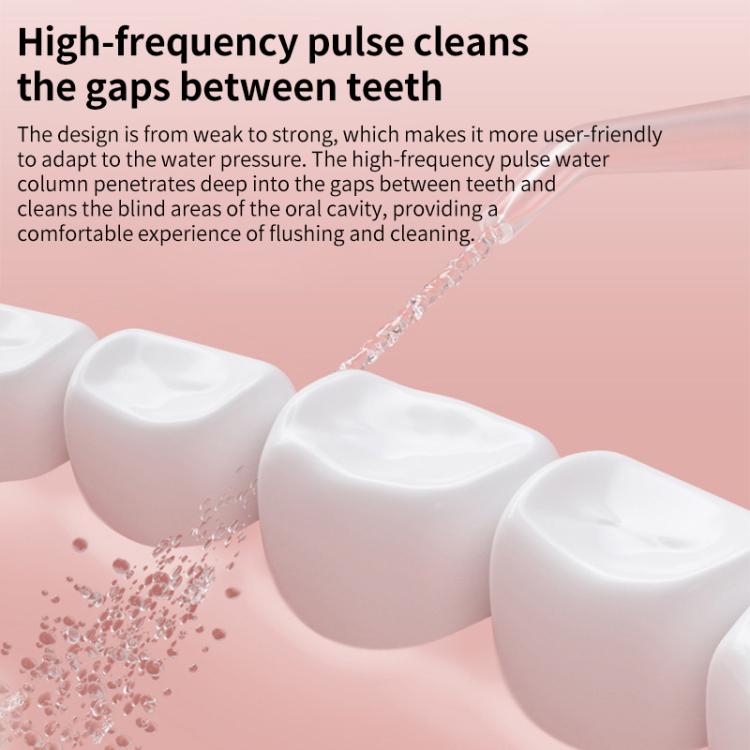 FY-B302 Smart Oral Teeth Irrigator Portable Retractable Electric Water Flosser, 200ml Water Tank(Blue) by bashfashion