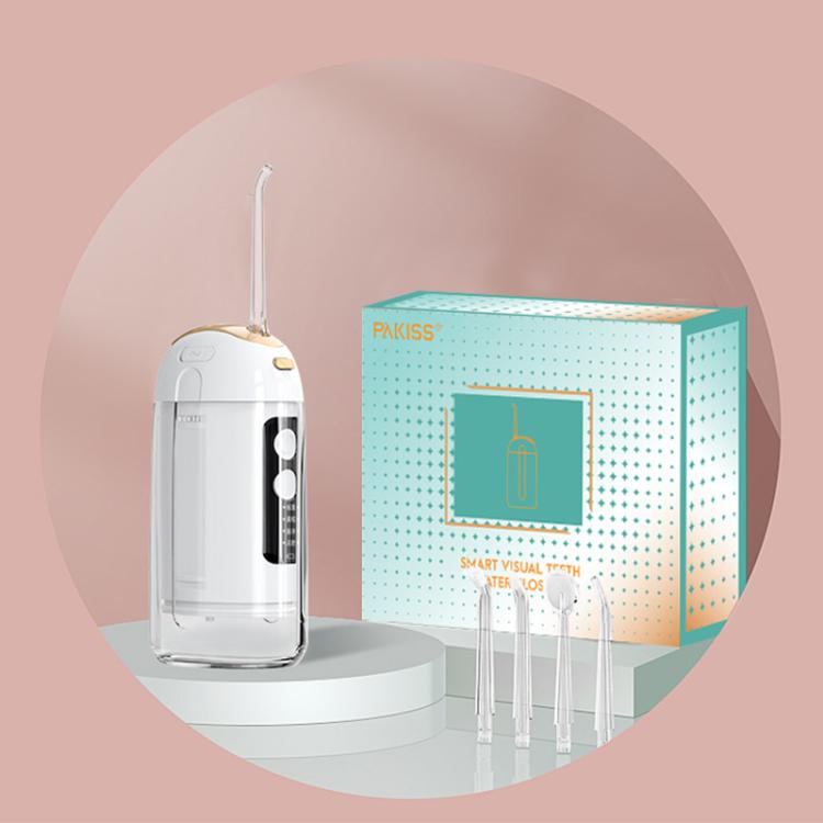 FY-B302 Smart Oral Teeth Irrigator Portable Retractable Electric Water Flosser, 200ml Water Tank(Black) by bashfashion