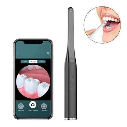 FY-B800 Visual Oral Observation Instrument Wireless WiFi HD Oral Endoscope(Black) by bashfashion