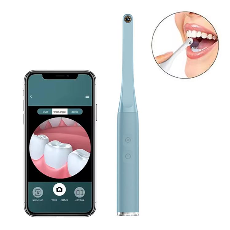 FY-B800 Visual Oral Observation Instrument Wireless WiFi HD Oral Endoscope(Blue) by bashfashion
