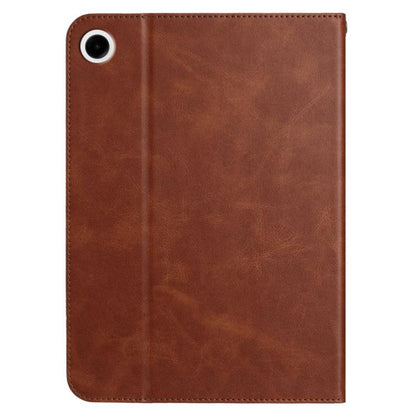 For Samsung Galaxy Tab A11 / A9 Multifunctional Wristband Leather Tablet Case(Brown) by bashfashion
