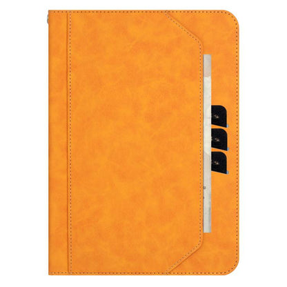 For Samsung Galaxy Tab A11+ / A9+ Multifunctional Wristband Leather Tablet Case(Yellow) by bashfashion