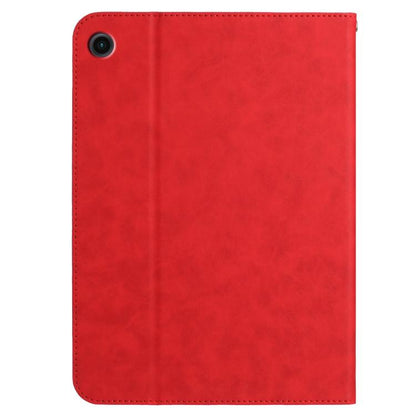 For Samsung Galaxy Tab A11+ / A9+ Multifunctional Wristband Leather Tablet Case(Red) by bashfashion
