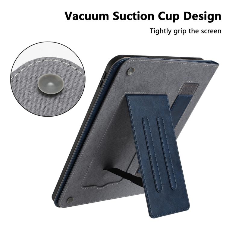 For Samsung Galaxy Tab S6 Lite 10.4 Multifunctional Wristband Leather Tablet Case(Dark Blue) by bashfashion