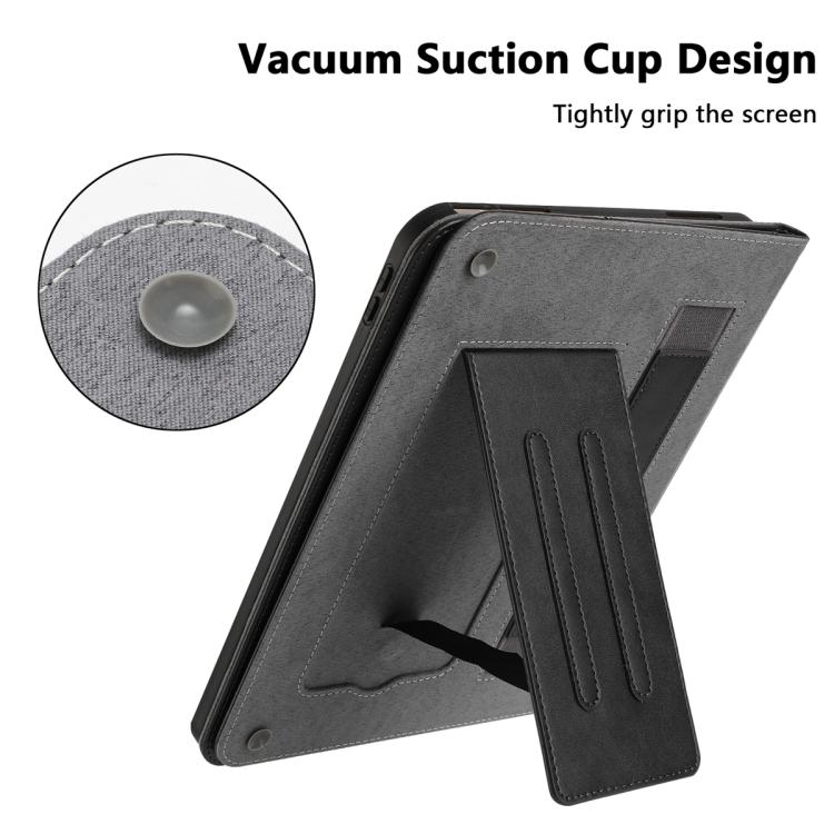 For Samsung Galaxy Tab S10 / S10 FE Multifunctional Wristband Leather Tablet Case(Black) by bashfashion