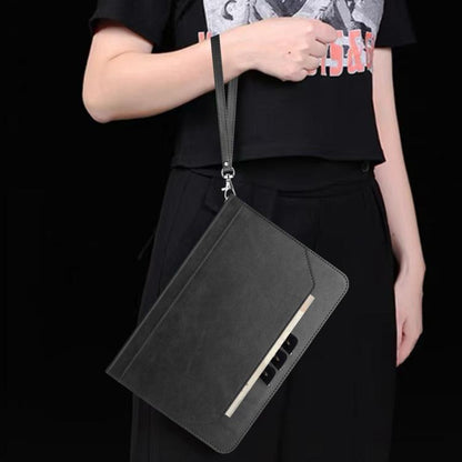 For Samsung Galaxy Tab S10 / S10 FE Multifunctional Wristband Leather Tablet Case(Black) by bashfashion