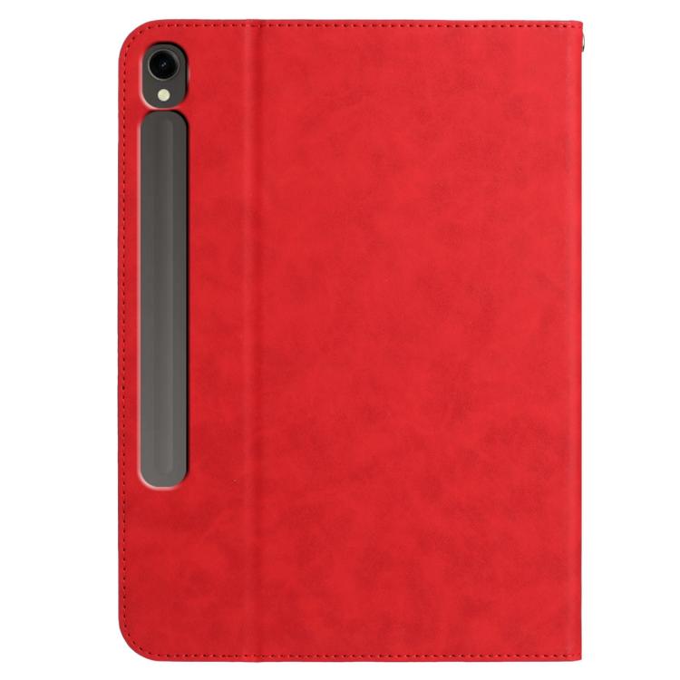 For Samsung Galaxy Tab S10 / S10 FE Multifunctional Wristband Leather Tablet Case(Red) by bashfashion