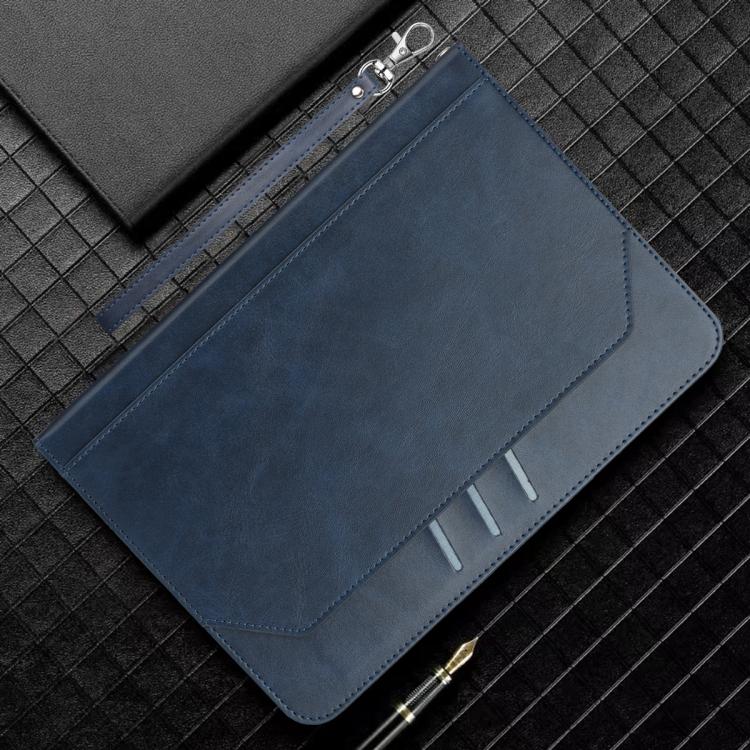 For Samsung Galaxy Tab S10 / S10 FE Multifunctional Wristband Leather Tablet Case(Dark Blue) by bashfashion
