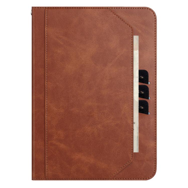 For Samsung Galaxy Tab S10+ / S9+ Multifunctional Wristband Leather Tablet Case(Brown) by bashfashion