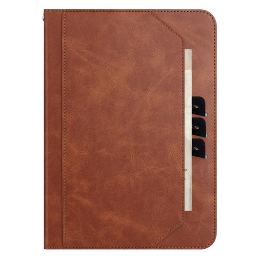 For Samsung Galaxy Tab S10+ / S9+ Multifunctional Wristband Leather Tablet Case(Brown) by bashfashion