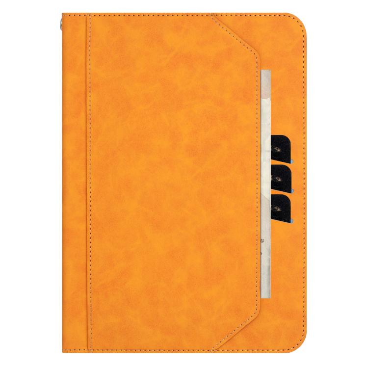 For Samsung Galaxy Tab Active5 2024 Multifunctional Wristband Leather Tablet Case(Yellow) by bashfashion