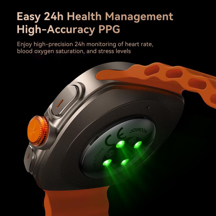 JOYROOM Venture Series JR-FV2 Smart Watch, Support Bluetooth Call / Sleep / Blood Oxygen / Heart Rate / Blood Pressure Health Monitor(Orange) by JOYROOM