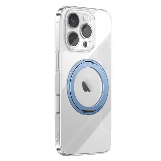 For iPhone 16 Pro JOYROOM JR-16JL6 Ultra-Thin Magnetic Phone Case with 360 Rotatable Ring(Blue) by JOYROOM