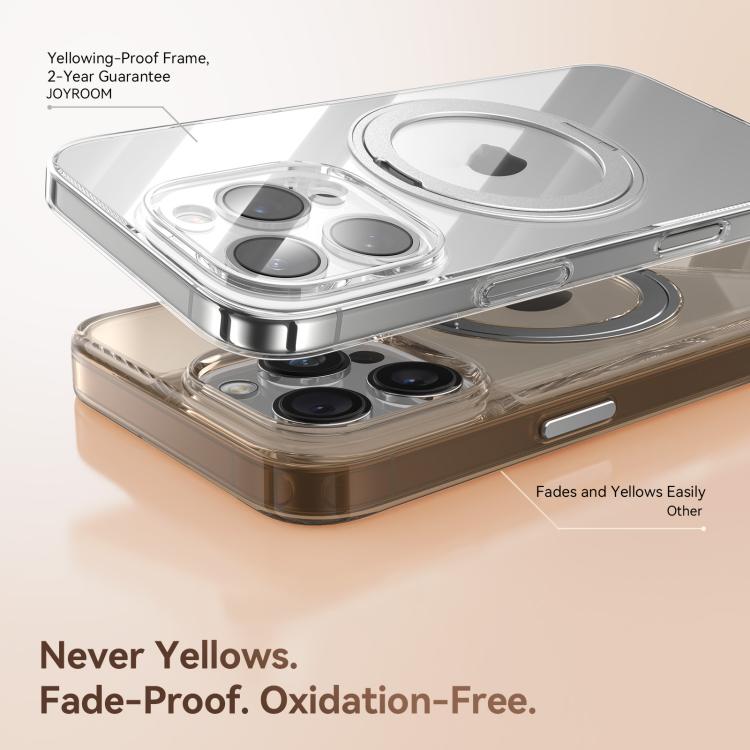 For iPhone 16 Pro JOYROOM JR-16JL6 Ultra-Thin Magnetic Phone Case with 360 Rotatable Ring(Blue) by JOYROOM