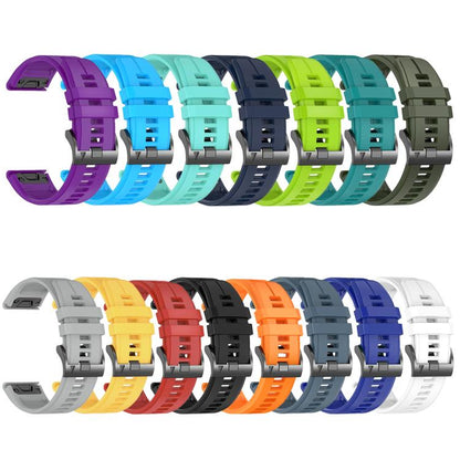 For Garmin 22mm Official Quick Release Silicone Watch Band(White) by bashfashion