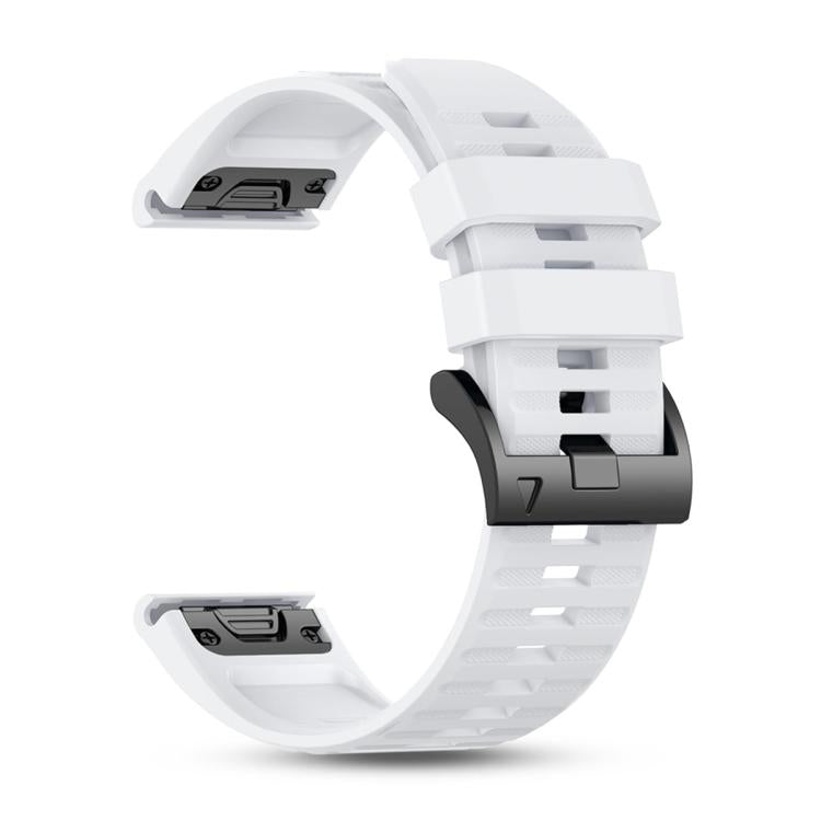 For Garmin 22mm Official Quick Release Silicone Watch Band(White) by bashfashion