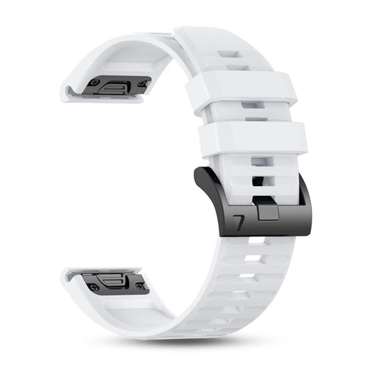 For Garmin 22mm Official Quick Release Silicone Watch Band(White) by bashfashion