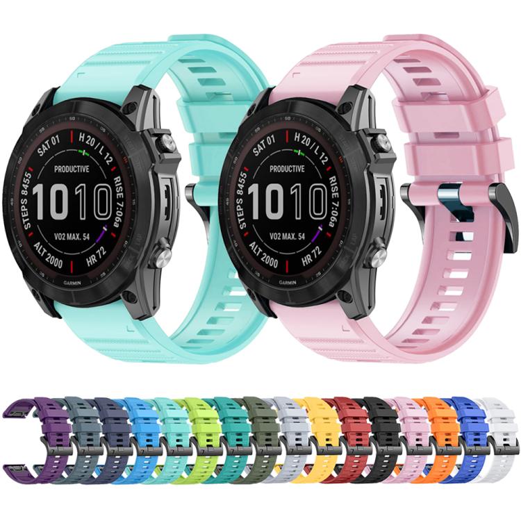 For Garmin 22mm Official Quick Release Silicone Watch Band(White) by bashfashion