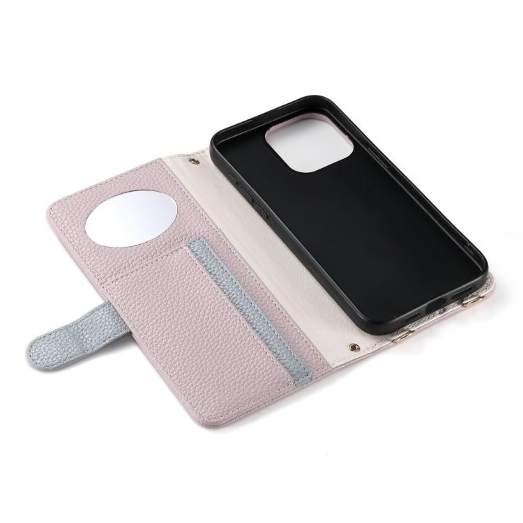 For Google Pixel 9a ESEBLE E11 Colorful Litchi Pattern Zipper Wallet Leather Phone Case(Light Purple) by ESEBLE