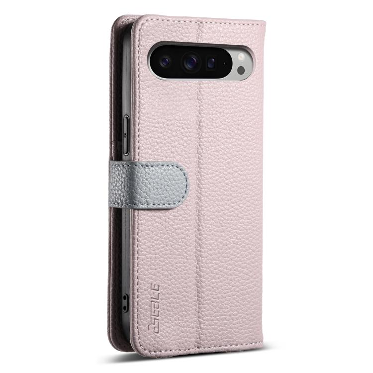 For Google Pixel 9 Pro XL ESEBLE E11 Colorful Litchi Pattern Zipper Wallet Leather Phone Case(Light Purple) by ESEBLE