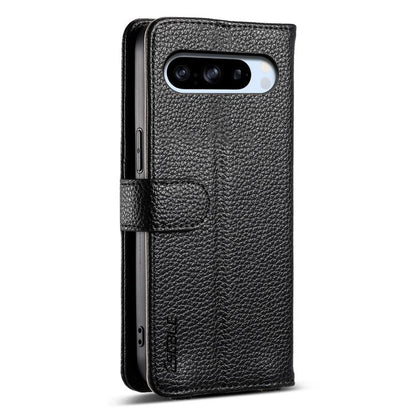 For Google Pixel 8 Pro ESEBLE E11 Colorful Litchi Pattern Zipper Wallet Leather Phone Case(Black) by ESEBLE