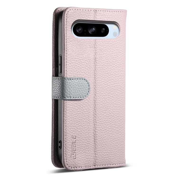 For Google Pixel 8 Pro ESEBLE E11 Colorful Litchi Pattern Zipper Wallet Leather Phone Case(Light Purple) by ESEBLE