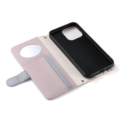 For Google Pixel 8 ESEBLE E11 Colorful Litchi Pattern Zipper Wallet Leather Phone Case(Light Purple) by ESEBLE