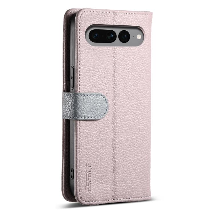 For Google Pixel 7 Pro 5G ESEBLE E11 Colorful Litchi Pattern Zipper Wallet Leather Phone Case(Light Purple) by ESEBLE