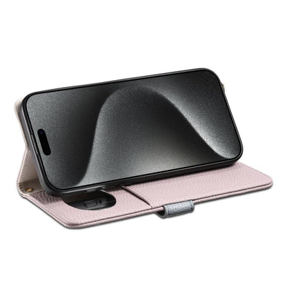 For Google Pixel 7 Pro 5G ESEBLE E11 Colorful Litchi Pattern Zipper Wallet Leather Phone Case(Light Purple) by ESEBLE