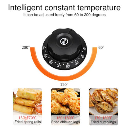 Multifunctional Commercial Stainless Steel Thick Electric Fryer Electric Boiler, Single Cylinder Extended 12L(EU Plug) by bashfashion