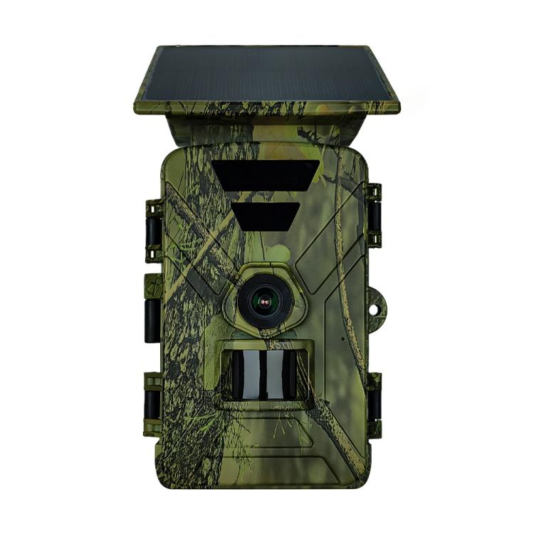 PR903G EU Version 5K HD Night Vision Infrared Hunting Camera with Solar Panel(Camouflage) by bashfashion