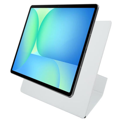 For Samsung Galaxy Tab S10 FE+ Fixed Buckle Magnetic Deformation Leather Tablet Case(Grey) by bashfashion