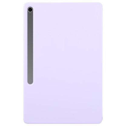 For Samsung Galaxy Tab S10 FE+ Fixed Buckle Magnetic Deformation Leather Tablet Case(Purple) by bashfashion