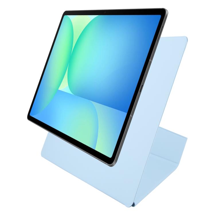 For Samsung Galaxy Tab S8+ / S7+ Fixed Buckle Magnetic Deformation Leather Tablet Case(Ice Blue) by bashfashion