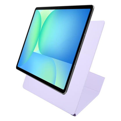 For Samsung Galaxy Tab S8+ / S7+ Fixed Buckle Magnetic Deformation Leather Tablet Case(Purple) by bashfashion