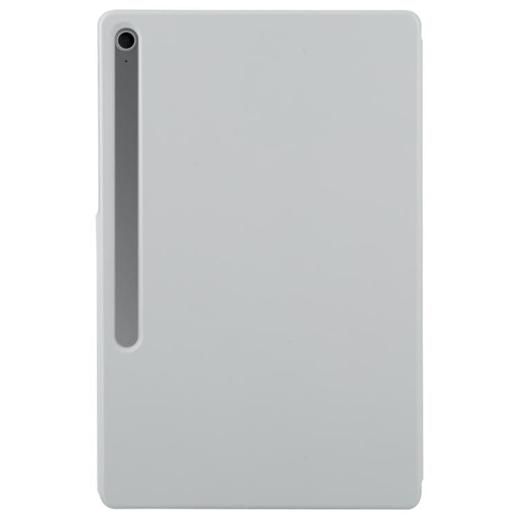 For Samsung Galaxy Tab S8 / S7 Fixed Buckle Magnetic Deformation Leather Tablet Case(Grey) by bashfashion