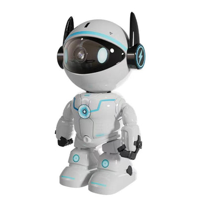 ESCAM PT205 5G WiFi Smart Robot Wireless AI Automatic Tracking Camera, Two Way Audio / Night Nersion, Plug:AU Plug(White) by ESCAM