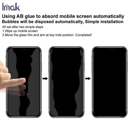 For Google Pixel 10 / 10 Pro imak Privacy Tempered Glass Film, Support Fingerprint Unlocking by imak