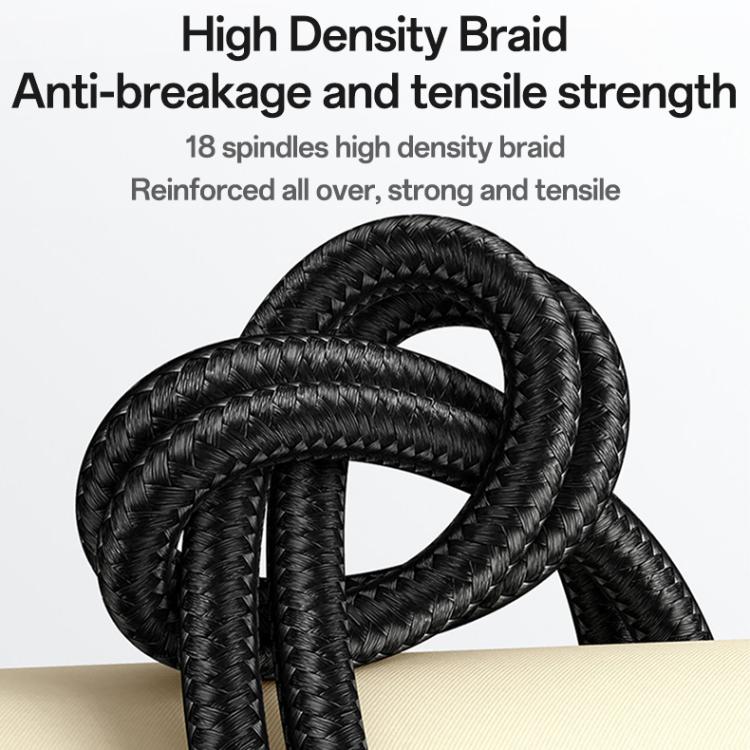 Yesido CA136C 60W USB-C / Type-C to Type-C & iWatch 2 in 1 Charging Cable, Length:1.2m(Black) by Yesido