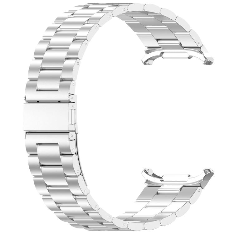 For Samsung Galaxy Watch Ultra 47mm xDfind Three Beads Metal Watch Band(Silver) by xDfind