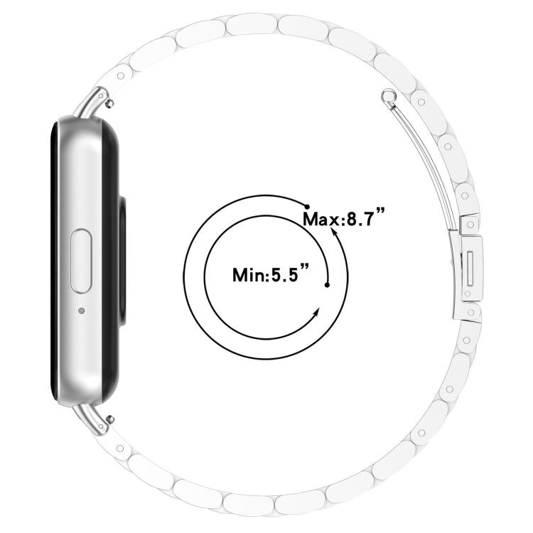 For Samsung Galaxy Watch Ultra 47mm xDfind Three Beads Metal Watch Band(Black) by xDfind