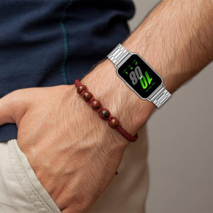 For Samsung Galaxy Watch Ultra 47mm xDfind Three Beads Metal Watch Band(Rose Gold) by xDfind