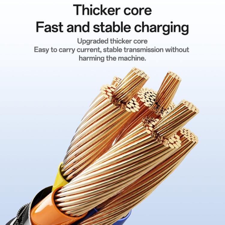 Yesido CA136L 27W USB-C / Type-C to 8 Pin & iWatch 2 in 1 Charging Cable, Length:1.2m(Black) by Yesido