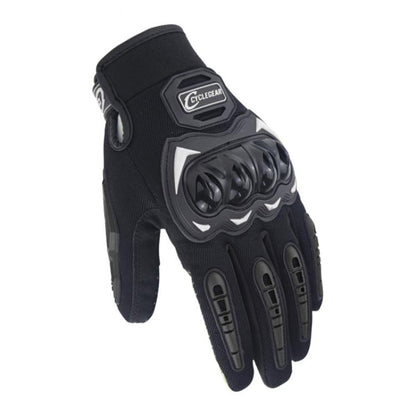 SOMAN CG666 Motorcycle Riding Anti-slip Full Finger Gloves, Size:L(Black) by SOMAN