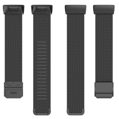 For Fitbit Charge 4 / 3 xDfind Milanese Metal Buckle Watch Band(Black) by xDfind