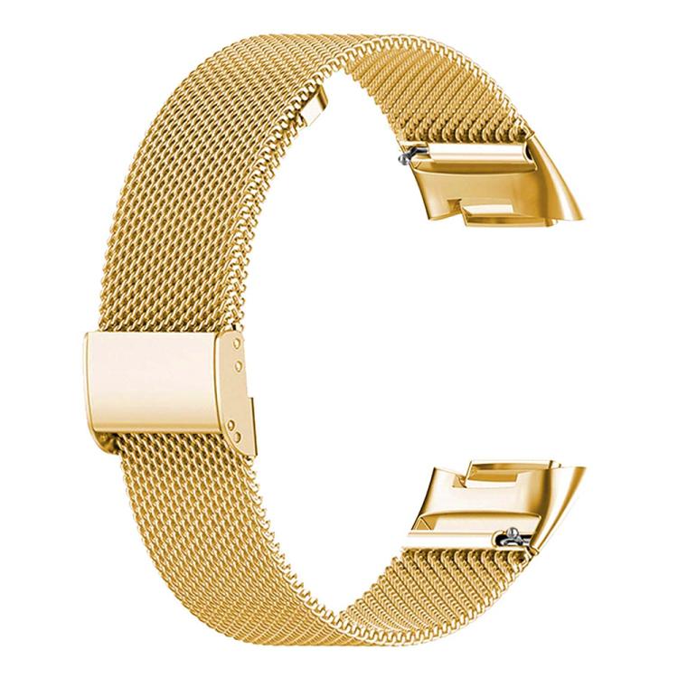 For Fitbit Charge 6 / 5 xDfind Milanese Metal Buckle Watch Band(Gold) by xDfind